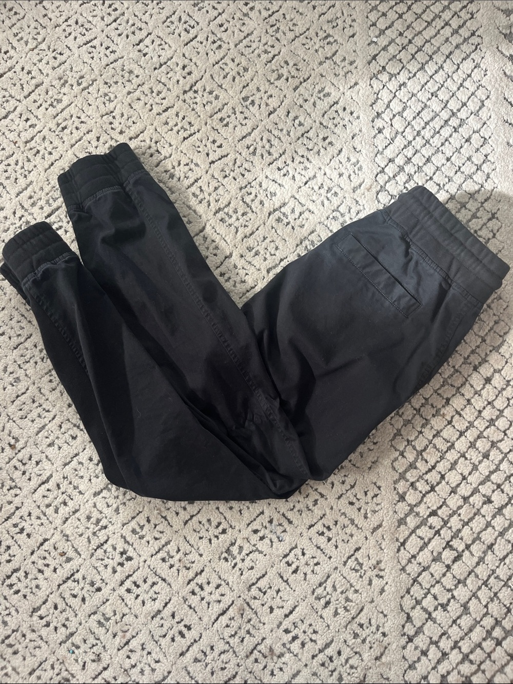 Varley miles pant elastic waistband black joggers size XS